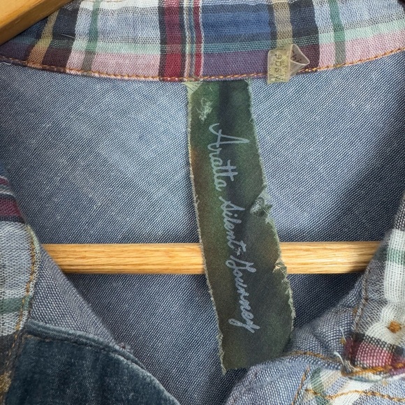 Aratta Silent Journey Plaid Ombre Duster - Picture 5 of 6